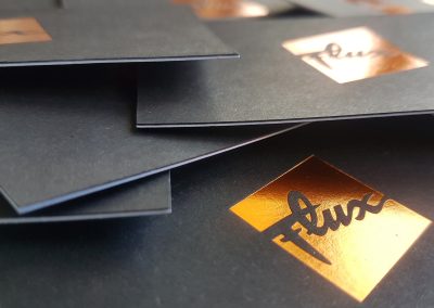 Multiloft style cards printed by Auckland printing studio Pinc