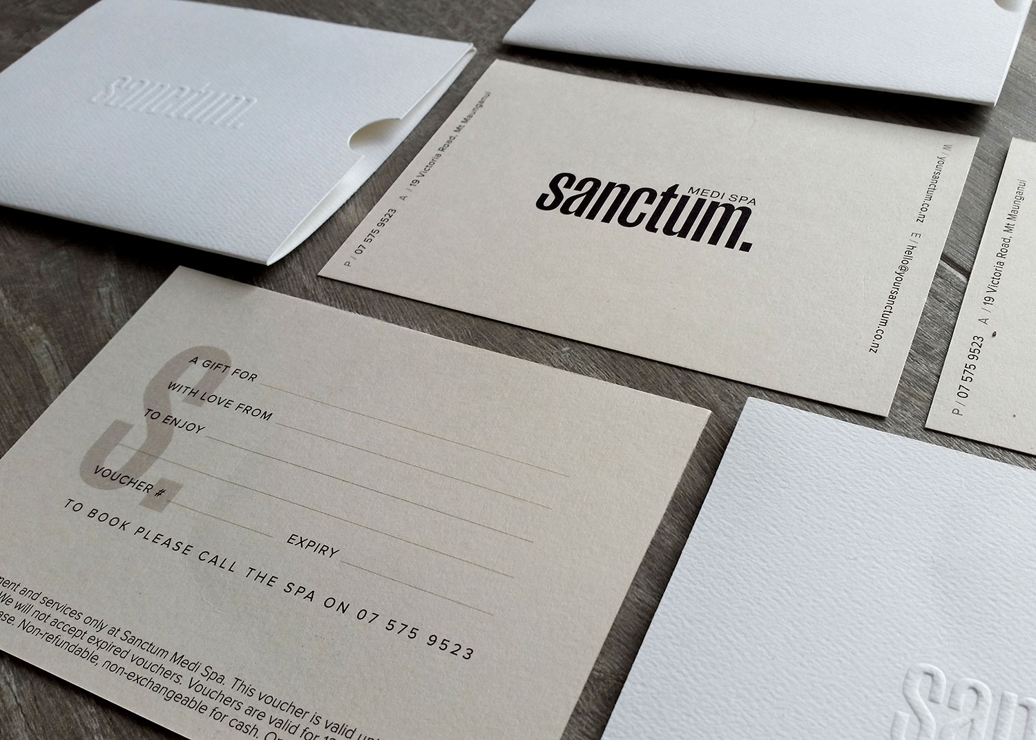 New Zealand graphic design studio for custom gift vouchers 