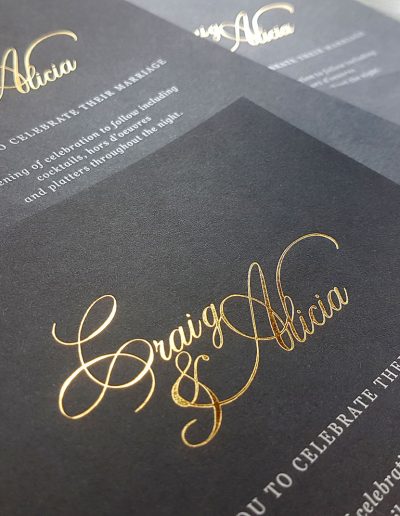 New Zealand wedding invitation printer