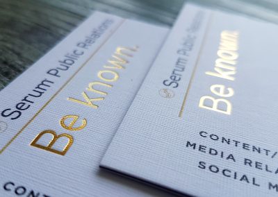 Premium, textured business cards Auckland