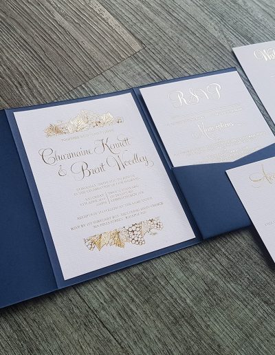 Graphic design for NZ wedding invitations
