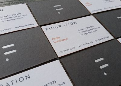 White foil logo