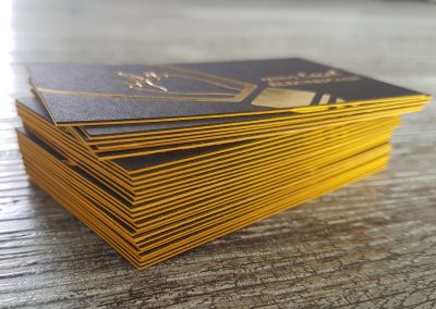 Coloured edges on NZ business cards